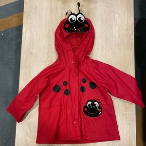 Western Chief Kids Ladybug Rain Coat 2T